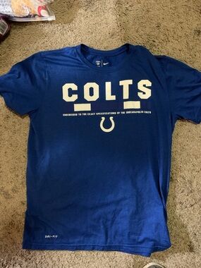 Nike Royal Blue Colts Dri-FIT Short Sleeve Tee